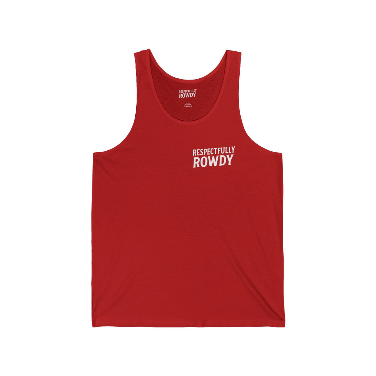 Respectfully Rowdy™  Tank Top — Logo Graphic Muscle Shirt