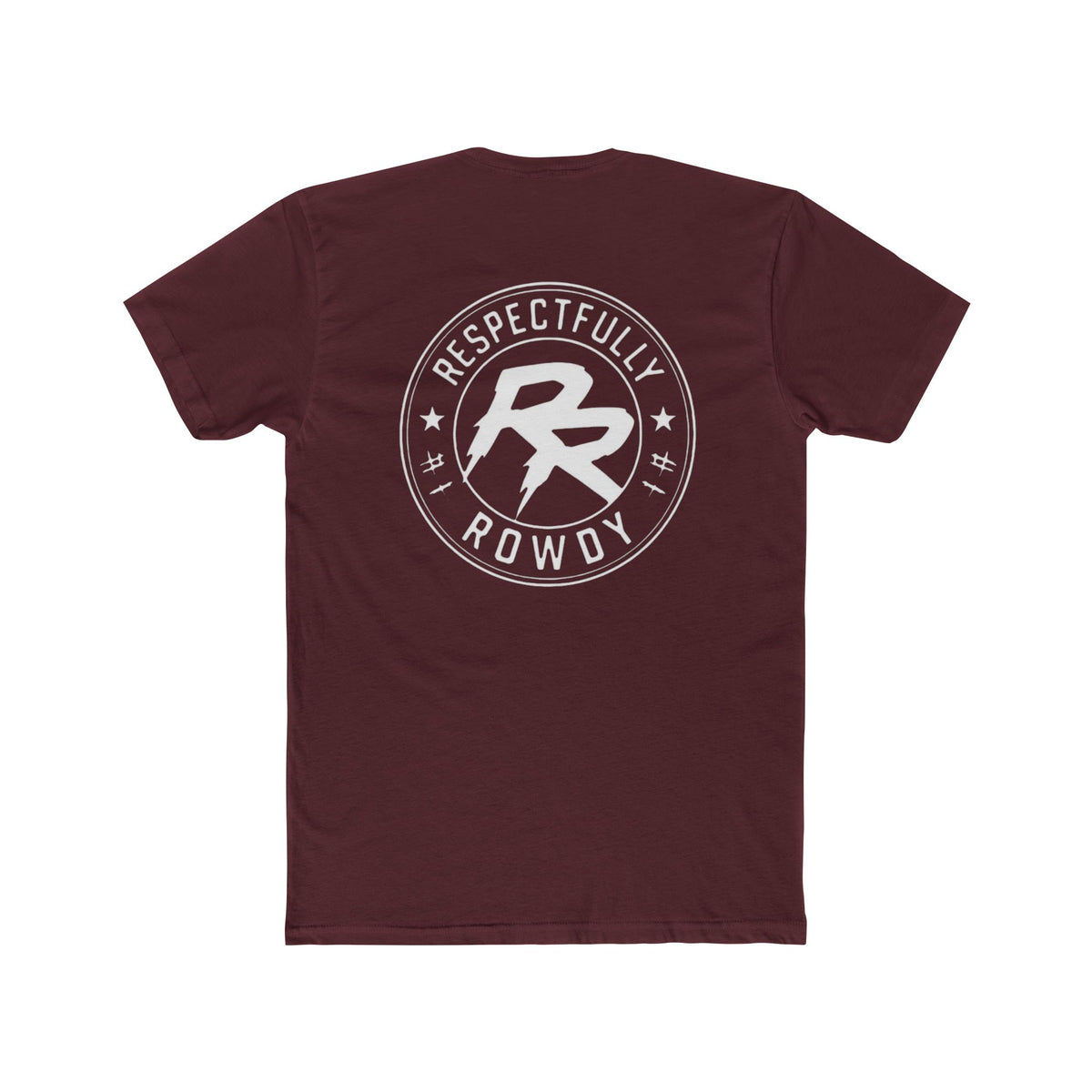 Respectfully Rowdy™ T-Shirt — Logo Chest & Back Graphic Tee