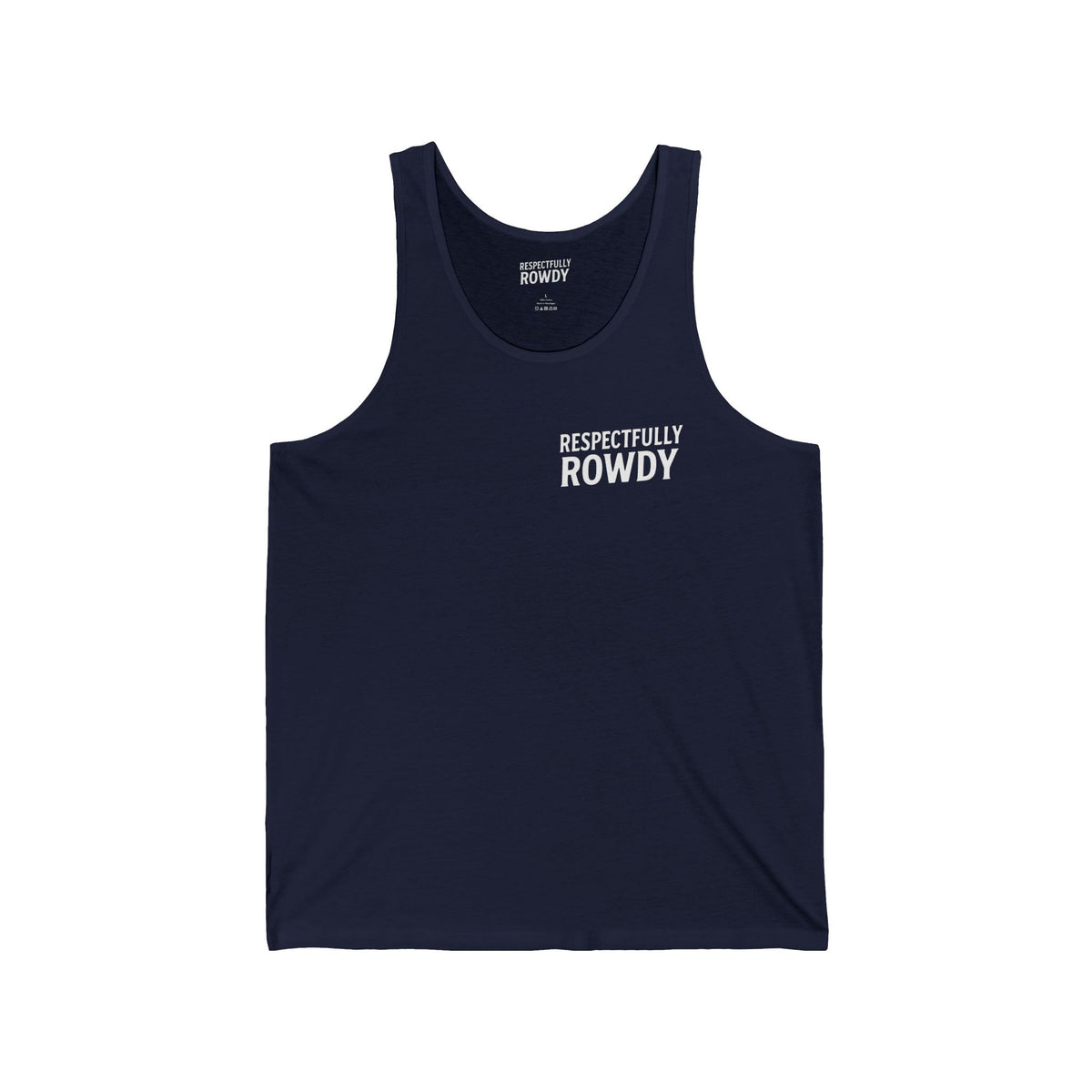Respectfully Rowdy™  Tank Top — Logo Graphic Muscle Shirt
