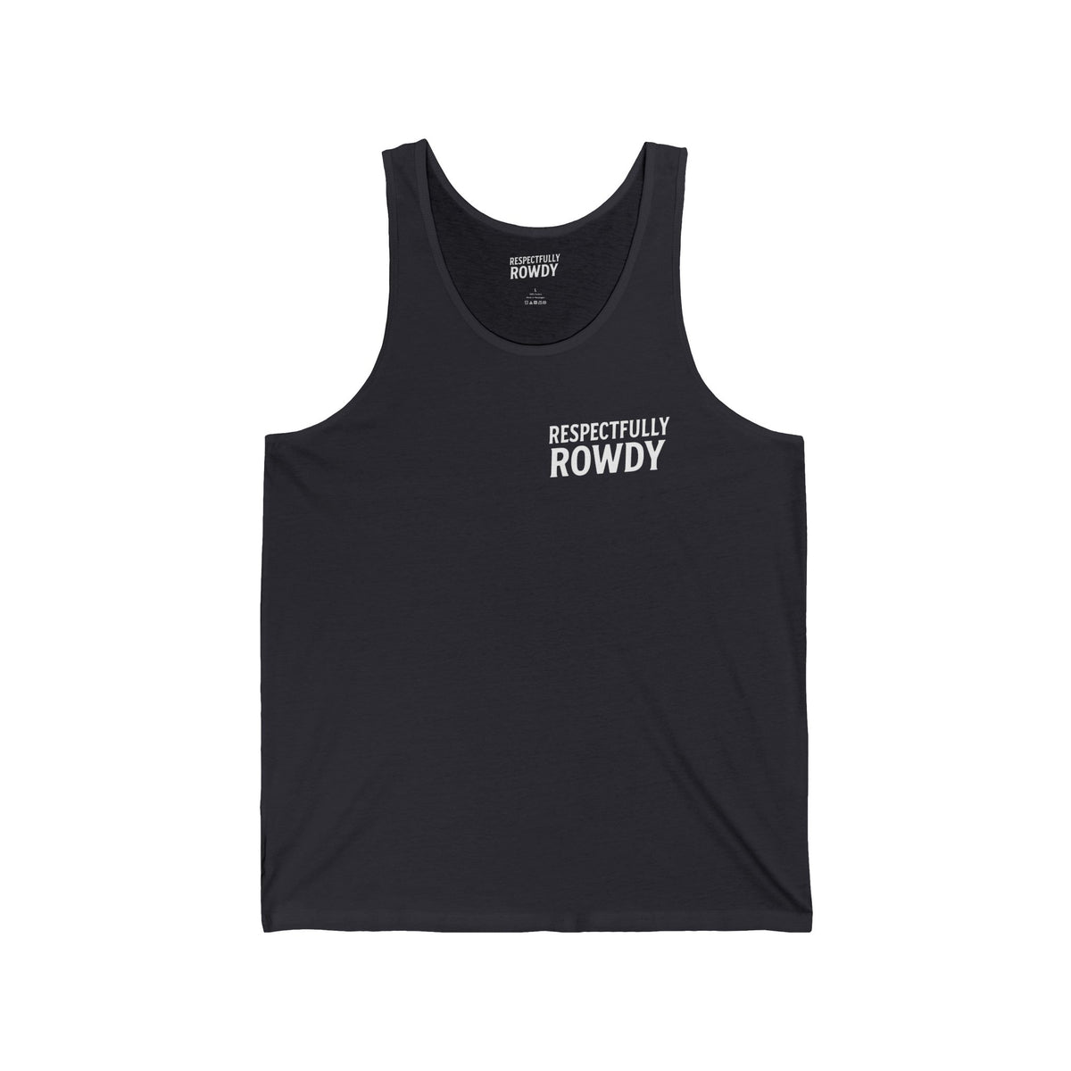 Respectfully Rowdy™  Tank Top — Logo Graphic Muscle Shirt